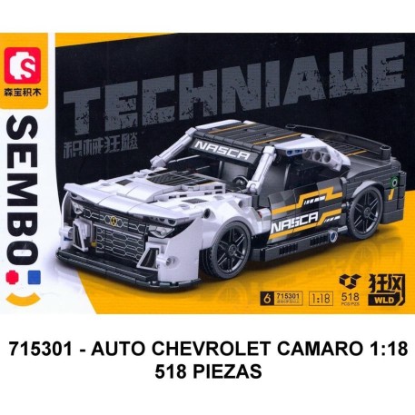 AUTO CHEVROLET CAMARO - 1:18 - 518 PIEZAS -F2