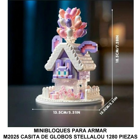 BALLOON HOUSE STELLALOU 1280 PIEZAS - H1
