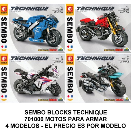SEMBO BLOCKS MOTOS 4 MODELOS - PRECIO X MODELO - F1