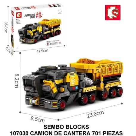 CAMION DE CANTERA 701 PIEZAS - E5