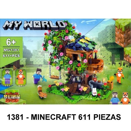 MINECRAFT GIGANTE 611 PIEZAS - F5