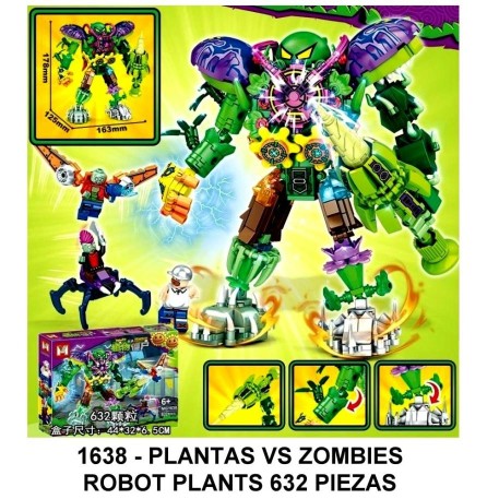 PLANTAS VS ZOMBIES GIGANTE 632 PIEZAS - D2