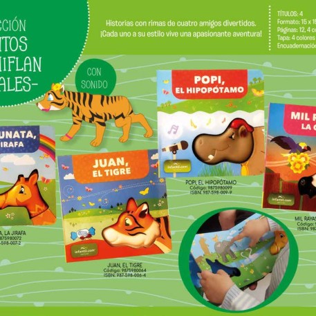 COLECCION CUENTOS QUE CHIFLAN ANIMALITOS - PRECIO X TITULO