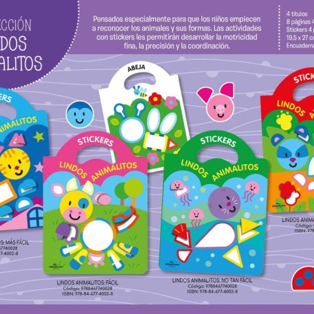 COLECCION LINDOS ANIMALITOS - PRECIO X 4 TITULOS