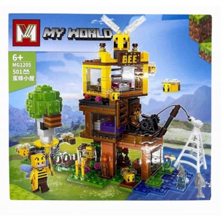 MYWORLD CHOZA DE ABEJAS - 501 PIEZAS - F5