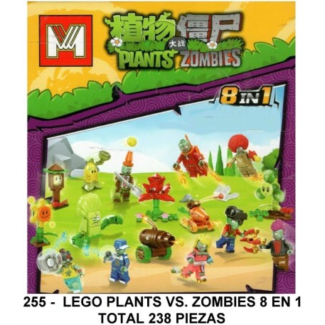 LEGO PLANTS VS ZOMBIES 8 EN 1 - 238 PIEZAS - D2