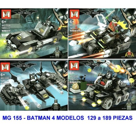 LEGO BATMAN 4 EN 1 - TOTAL 617 PIEZAS -G4